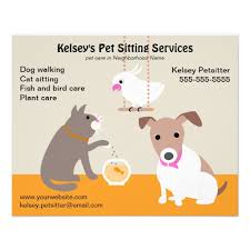 Pet Sitting Business Advertising Flyer Pet Sitting Business Pet Pet