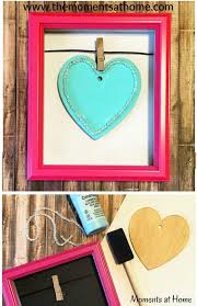 Valentine's day is just around the corner, and it's the season for romance and chocolate. Diy Heart Decoration In A Frame Decor The Moments At Home