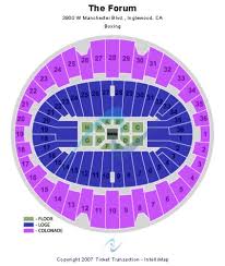 the kia forum tickets seating charts