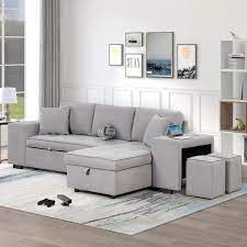 Sofa Bed With Storage Chaise
