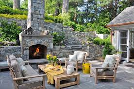21 Outdoor Fireplace Ideas For A Cozy