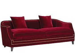 vivien leigh red velvet 3 5 seater sofa