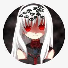 Are you searching for anime icon png images or vector? Dark Creepy Anime Icon Horror Scary Monsters With Glowing Red Eyes Transparent Png 750x735 Free Download On Nicepng