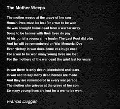 the mother weeps poem by francis duggan