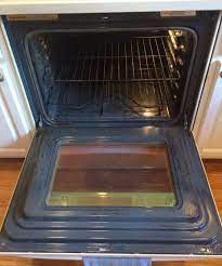 how to clean oven glass quickly and