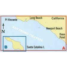 Maptech Folding Waterproof Chart Santa Catalina La Dana Point