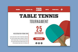 free vector table tennis template