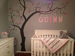 Baby Girl Nursery Grey Pink And White