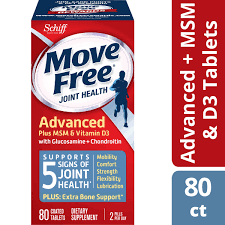 Move Free Advanced Plus Msm And Vitamin D3 80 Count Joint