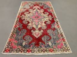 vine turkish oushak rug 225x130 cm