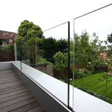 Bulk Frameless Glass Railing With