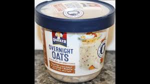 quaker overnight oats toasted coconut