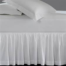 sferra coastal celeste white cotton bed