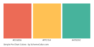 Simple Pie Chart Color Scheme Orange Schemecolor Com