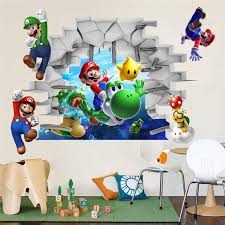 Super Mario Removable Bros Kids Room