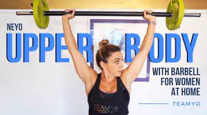 upper body workout with barbell for