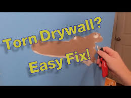 How To Fix Torn Drywall Watch This