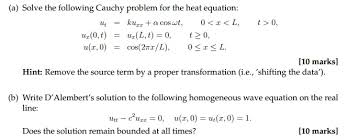 Cauchy Problem For The Heat Equation