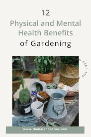 mental benefits of gardening