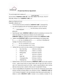 Service Contract Template Pdf Forms Fillable Printable Samples