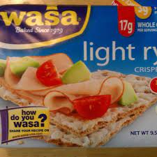 calories in wasa light rye crispbread