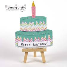 Eps pdf svg dxf png. Birthday Cake Card Svg File Simply Crafty Svgs