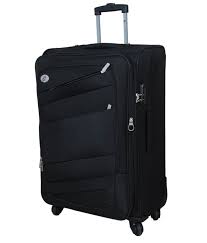 American Tourister Large Above 70 Cm 4 Wheel Soft Black Impression Luggage Trolley