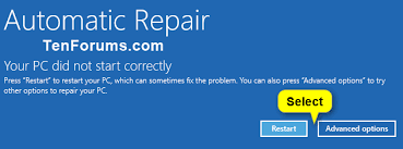 Enable Or Disable Automatic Repair In Windows 10 Tutorials