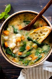 white bean gnocchi soup this savory vegan