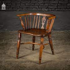 adapted low back windsor chair circa