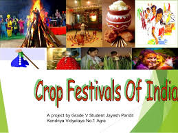 Crop Festivals Of India Ppt