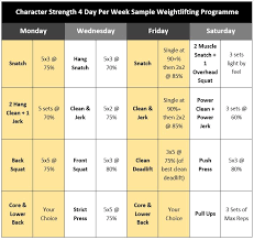 olympic weightlifting program