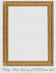 rectangular brown frame template
