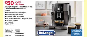 The delonghi ecam25033tb has a grinder and a frother. De Longhi Magnifica S Smart Bean To Cup Coffee Machine Ecam250 33 Tb Offer At Costco