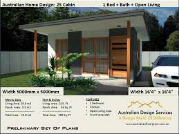 Small Cabin House Plan 25 Cabin 25 M2