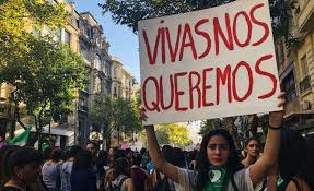 Resultado de imagen para Argentina postales de la marcha ni una menos 2018