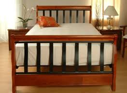 java sleigh bed queen extra length