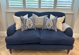 helmsley 2 seater sofa in indigo