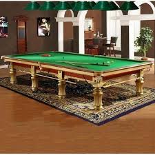 wooden king billiard table size 6x12