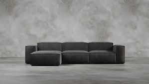 Quality Modular Sofa Velvet British