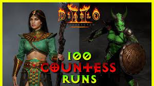Diablo 2 Resurrected - Drop Highlights from 100 Countess Runs - YouTube
