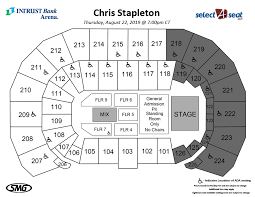 Intrust Bank Arena Detailed Seating Chart Best Picture Of