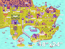 Pokemon World Maps Sold By Byronb Art