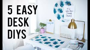 5 easy diy desk decor organization