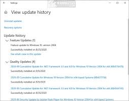 how to clear windows update history in