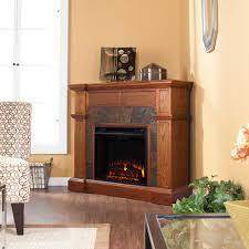 convertible electric fireplace package