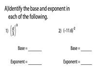 exponents worksheets