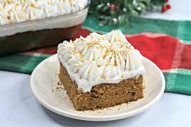 Pour one cup of boiling water into each of. How To Make A Gingerbread Poke Cake The Tiptoe Fairy