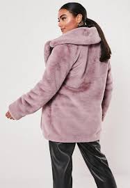 Lilac Super Soft Faux Fur Coat Lilac