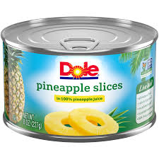 dole pineapple slices in 100 pineapple